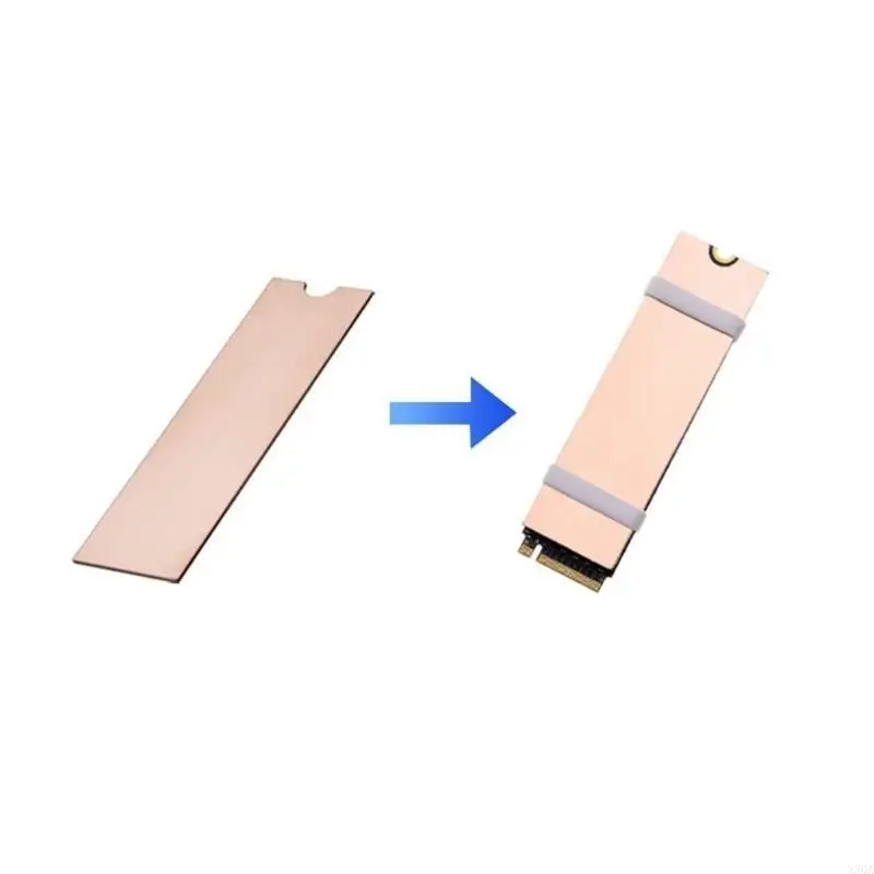 2025 New Durable M.2 NVMe Heatsink Copper 2280 SSD Heatsink with Silicone Thermal Pad Fine Workmanship Cooling Coolers Plate 2025 New Durable M.2 NVMe Heatsink Copper 2280 SSD Heatsink with Silicone Thermal Pad Fine Workmanship Cooling Coolers Plate