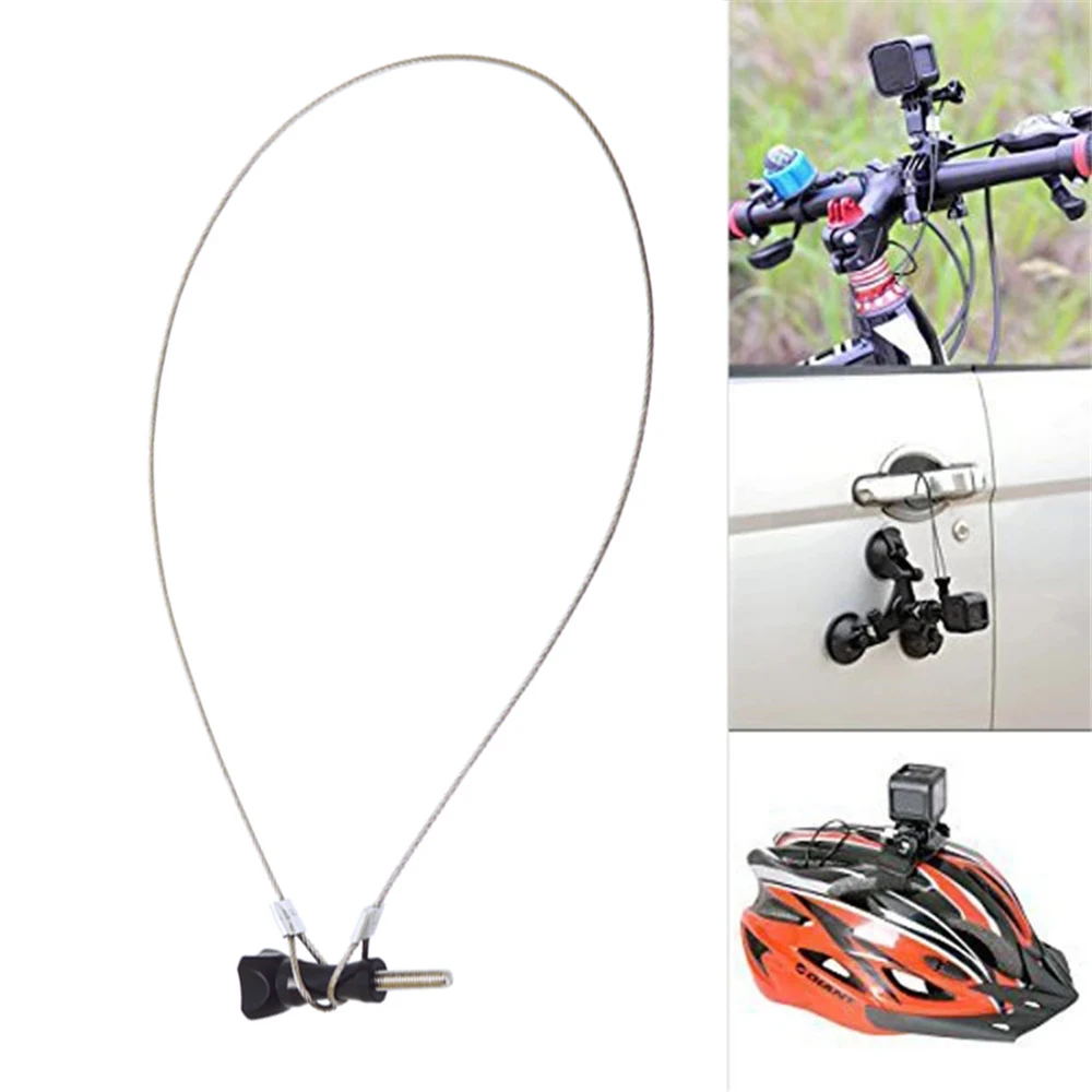 

60cm Durable Sports Camcorder For Gopro Hero Camera Accessories Lanyard Tether Protective Rope Lanyard Rope Anti-loss Wire