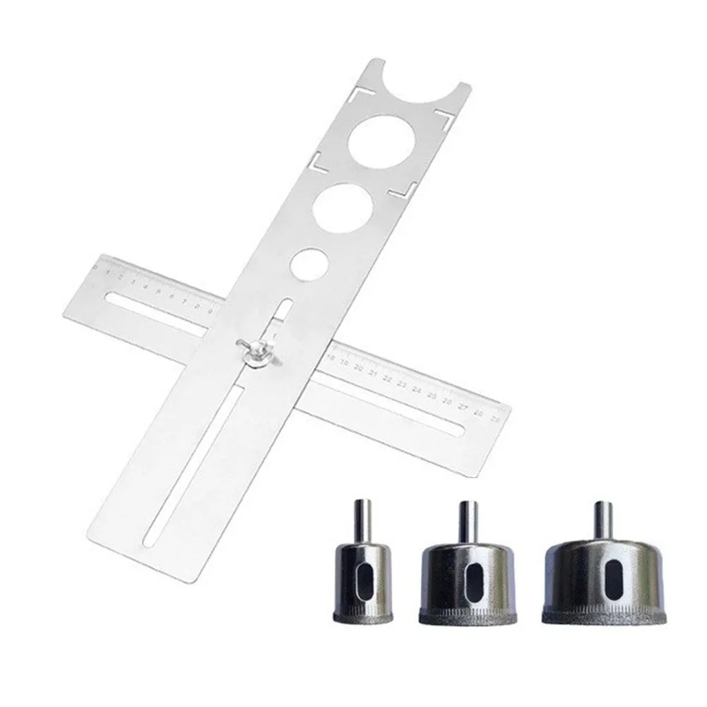 4Pcs Hole Opener Locator Position Ruler Puncher Stainless Steel 0-400mm For Ceramic Marble Tile Hole Punching Power Tool Parts
4Pcs Hole Opener Locator Position Ruler Puncher Stainless Steel 0-400mm For Ceramic Marble Tile Hole Punching Power Tool Parts