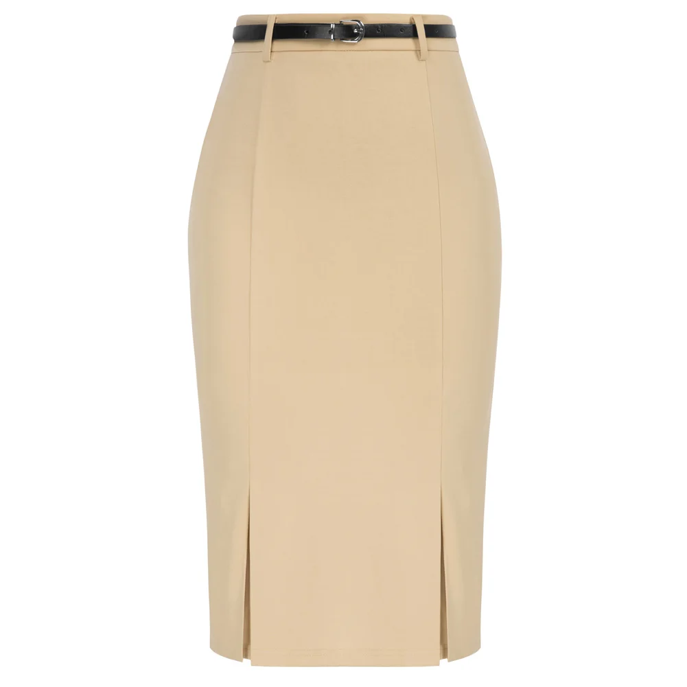 Belle Poque Vintage Bodycon Skirt With Belt Solid Slit Business Office Lady Workwear OL High Waist Knee Length Pencil Skirt A30
Belle Poque Vintage Bodycon Skirt With Belt Solid Slit Business Office Lady Workwear OL High Waist Knee Length Pencil Skirt A30
