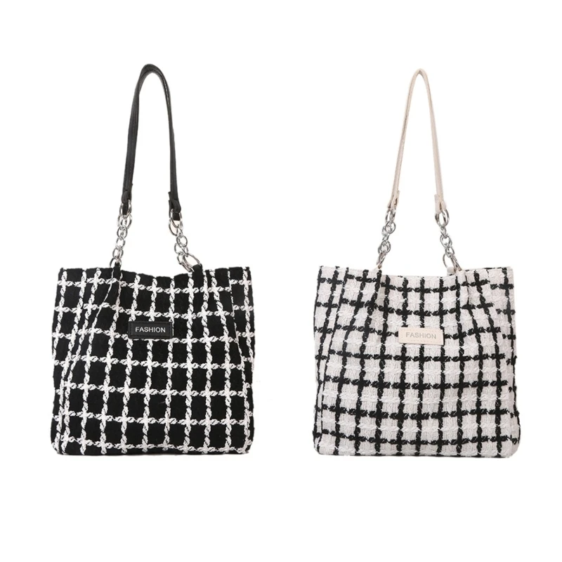 Large Capacity Plaids Tote Bag Tartans Patterned Handbag Fashionable & Practical Shoulder Bag Lightweight for Girls
Large Capacity Plaids Tote Bag Tartans Patterned Handbag Fashionable & Practical Shoulder Bag Lightweight for Girls