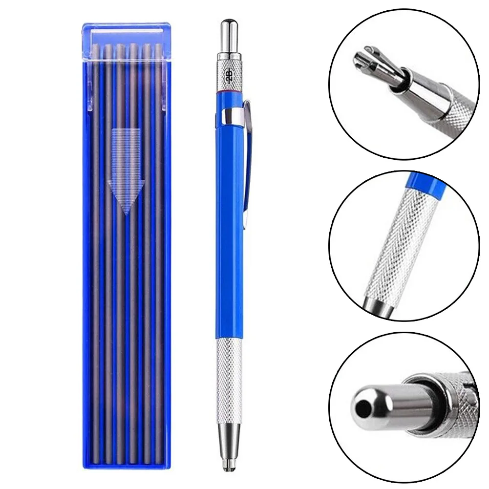 13pcs Metal Markers Pen Refills With 12 Refills Accessories Auto Tracing Pencils Blue Carpentry Pens Deep Hole
13pcs Metal Markers Pen Refills With 12 Refills Accessories Auto Tracing Pencils Blue Carpentry Pens Deep Hole