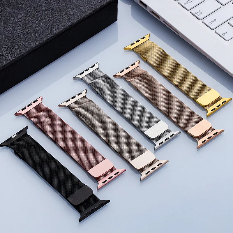 Fashion Metal Woven Apple Milanese Strap for iWatch Series 8/7/6/5/SE/Ultra 38mm 40mm 41mm 42mm 44mm 45mm 49mm Watchband
Fashion Metal Woven Apple Milanese Strap for iWatch Series 8/7/6/5/SE/Ultra 38mm 40mm 41mm 42mm 44mm 45mm 49mm Watchband