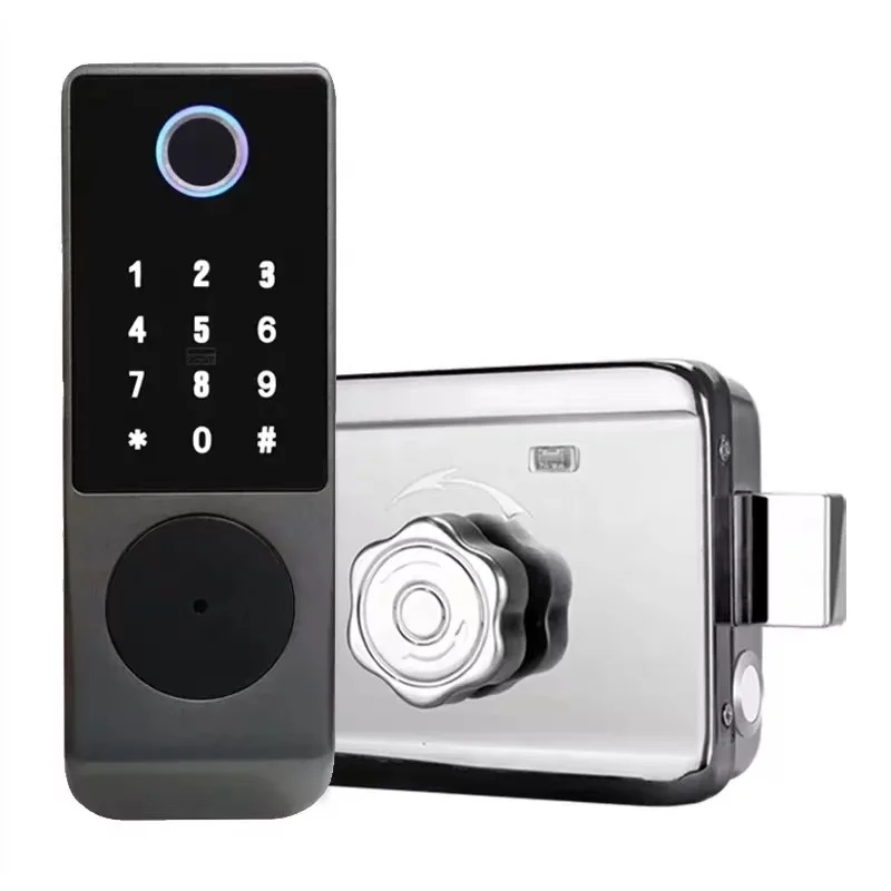 Водонепроницаемый дверной замок без ключа, умный смарт-замок Tuya APP TTlock со сканером отпечатков пальцев
Водонепроницаемый дверной замок без ключа, умный смарт-замок Tuya APP TTlock со сканером отпечатков пальцев
