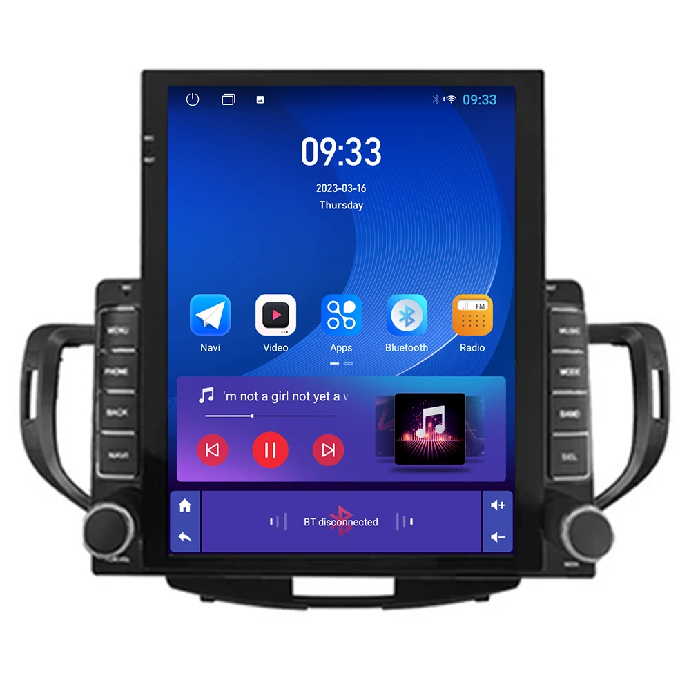 Автомобильный радиоприемник с вертикальным экраном 9,7 дюйма Android для Honda Accord 8 2008-2012, GPS-навигация, мультимедийная система с беспроводным автомобилем
Автомобильный радиоприемник с вертикальным экраном 9,7 дюйма Android для Honda Accord 8 2008-2012, GPS-навигация, мультимедийная система с беспроводным автомобилем