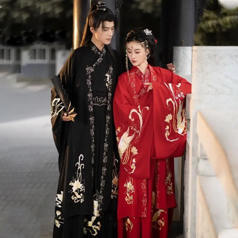 Yourqipao Chinese Ancient Hanfu For Couples Halloween Cosplay Costume Party Dress Jacket Red Black Sets For Men Women Plus Size
Yourqipao Chinese Ancient Hanfu For Couples Halloween Cosplay Costume Party Dress Jacket Red Black Sets For Men Women Plus Size