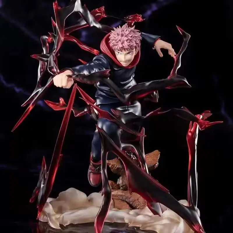 Jujutsu Kaisen Figure Itadori Yuji Anction Figures Black Flash Kokusenn 18cm Pvc Model Anime Collectible Ornaments Toys Boy Gift
Jujutsu Kaisen Figure Itadori Yuji Anction Figures Black Flash Kokusenn 18cm Pvc Model Anime Collectible Ornaments Toys Boy Gift