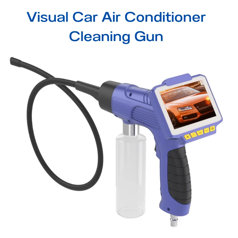 Car Air Conditioner Cleaner 2MP HD Pipe Endoscope Cleaning Gun 4.3" LCD Display Visual Car Cleaning Pistol Car Washer Tool
Car Air Conditioner Cleaner 2MP HD Pipe Endoscope Cleaning Gun 4.3" LCD Display Visual Car Cleaning Pistol Car Washer Tool