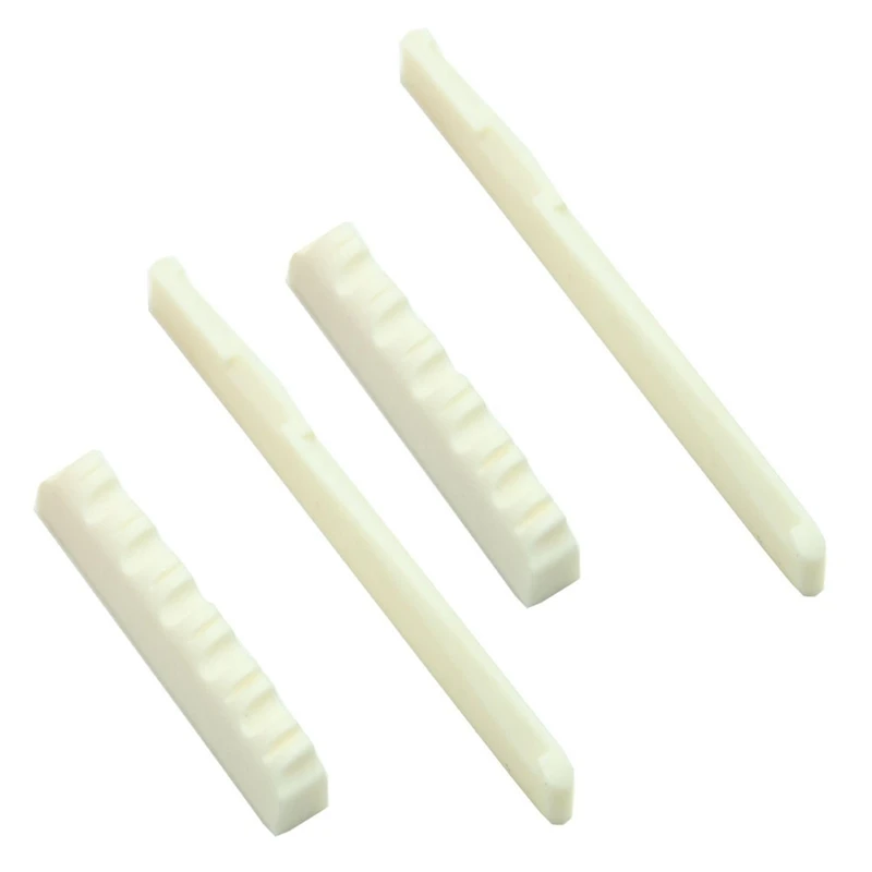 

2Set Ivory Bone Bridge Saddle And Nut For 6 String Acoustic Guitar