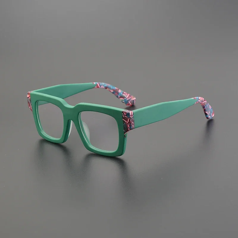 Fashionable and colorful Eyeglasses frames for Men Designer brand Square Acetate Optical Reading Women's Prescription glasses
Fashionable and colorful Eyeglasses frames for Men Designer brand Square Acetate Optical Reading Women's Prescription glasses