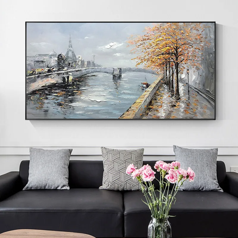Abstract Bridge Landscape Oil Paintings Print on Canvas Posters and Prints Wall Art Cuadros Pictures for Living Room Home Decor
Abstract Bridge Landscape Oil Paintings Print on Canvas Posters and Prints Wall Art Cuadros Pictures for Living Room Home Decor