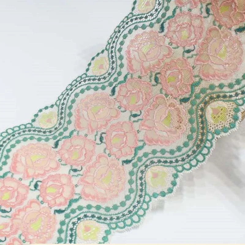 Эластичная растягивающаяся кружевная отделка 35 ярдов для одежды, аксессуары для шитья платьев, кружевная ткань для рукоделия 
Эластичная растягивающаяся кружевная отделка 35 ярдов для одежды, аксессуары для шитья платьев, кружевная ткань для рукоделия