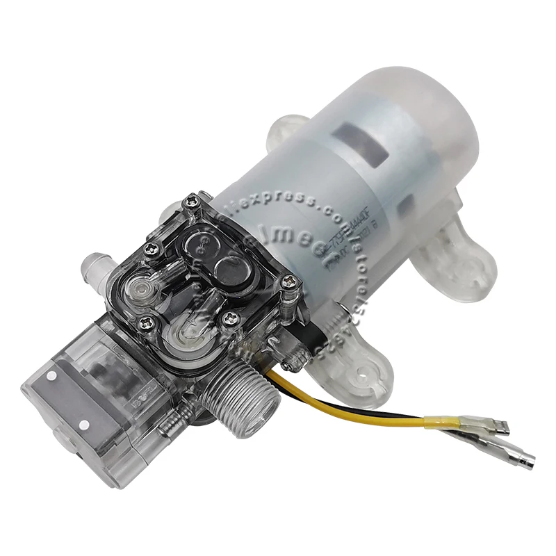 

1pcs DC12V 60W Micro Electric Diaphragm Water Pump High Pressure Spray Household Booster Self-priming 4L/min 5Bar