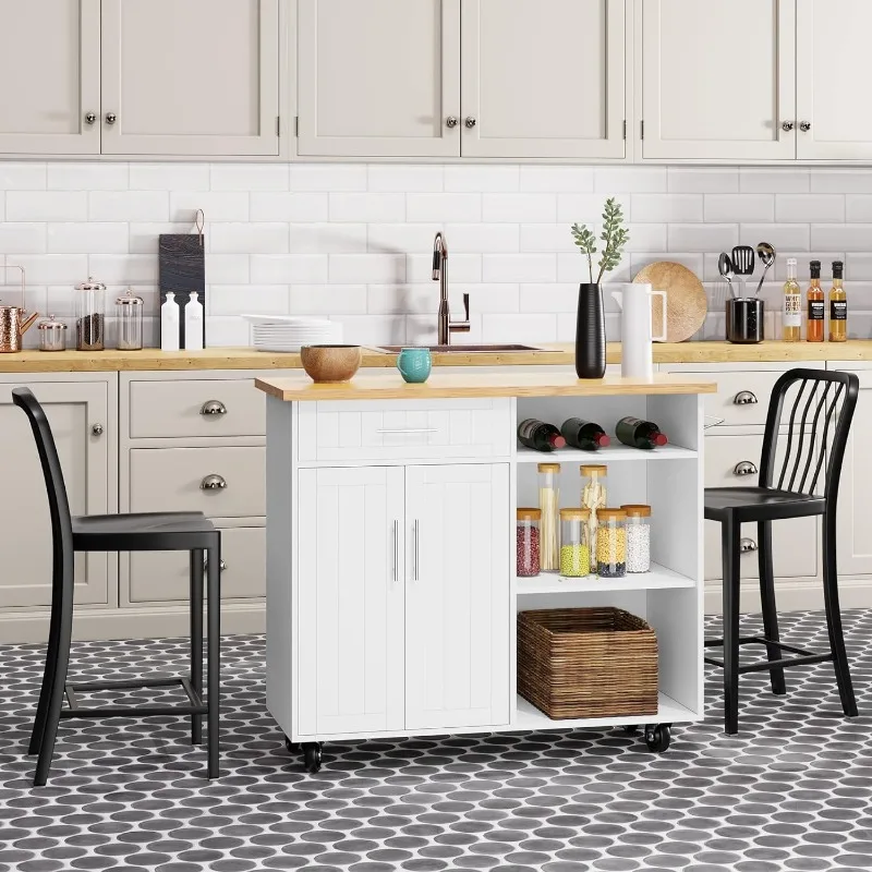 Shintenchi Kitchen Island Cart with Storage,Rolling Kitchen Island Side Table on Wheels with Large Worktop,Storage Cabinet,Towel
Shintenchi Kitchen Island Cart with Storage,Rolling Kitchen Island Side Table on Wheels with Large Worktop,Storage Cabinet,Towel