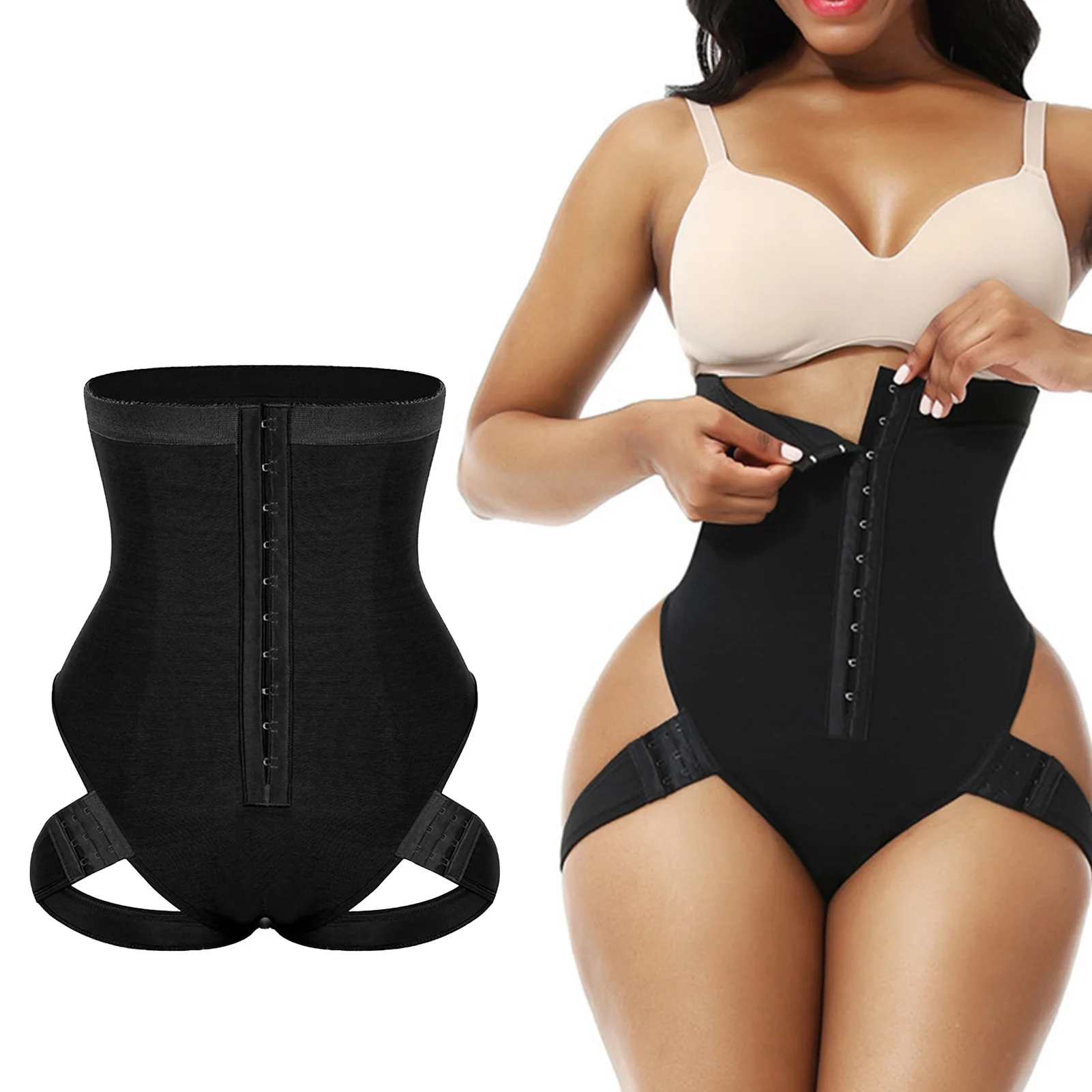 Black Cuff Tummy Trainer With Butt Lift Women Butt Lifter Shapewear Tummy Control Underwear Waist Trainer Body Shaper M/L/XL Si
Black Cuff Tummy Trainer With Butt Lift Women Butt Lifter Shapewear Tummy Control Underwear Waist Trainer Body Shaper M/L/XL Si