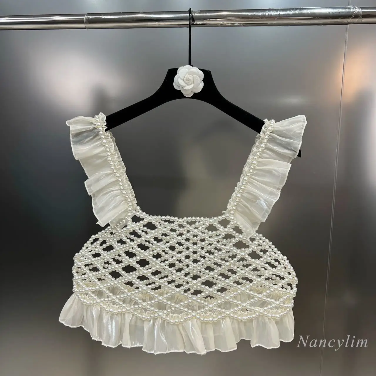 2022 New Lace Beads Hollow Diamond Plaid Sweet Ins Style Heavy Work Tank Camisole for Women
2022 New Lace Beads Hollow Diamond Plaid Sweet Ins Style Heavy Work Tank Camisole for Women