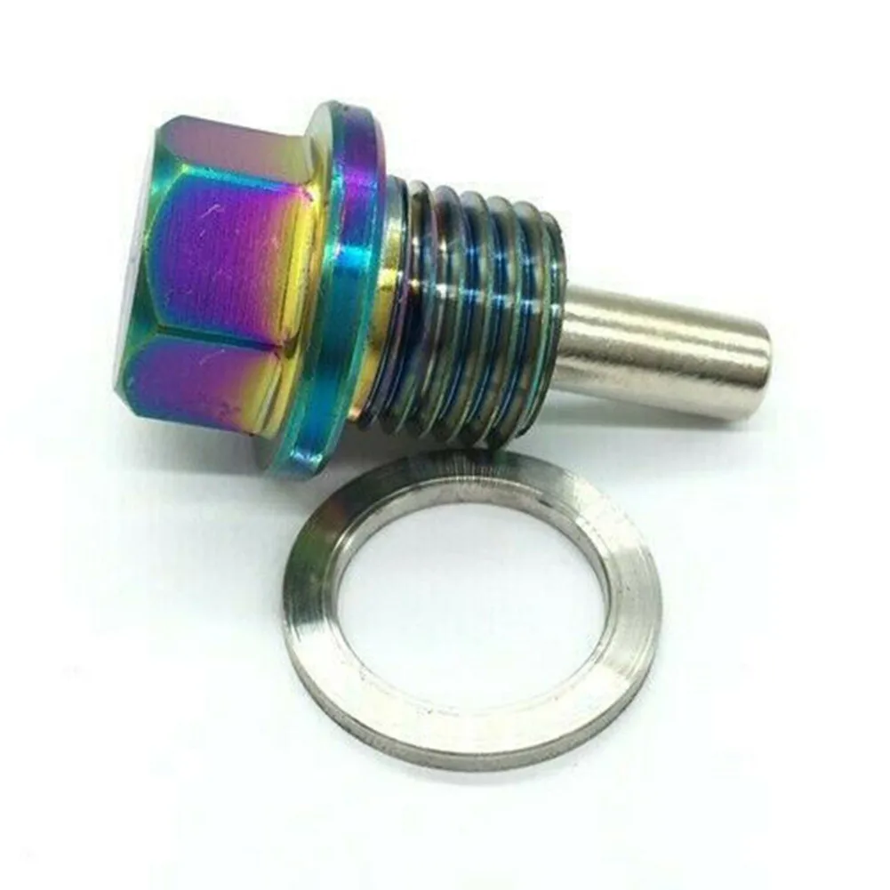 Durable Oil Drain Screw Useful Fit For Suzuki Honda High Quality Magnetic Plug M14*1.5 Replacement Titanium Alloy
Durable Oil Drain Screw Useful Fit For Suzuki Honda High Quality Magnetic Plug M14*1.5 Replacement Titanium Alloy