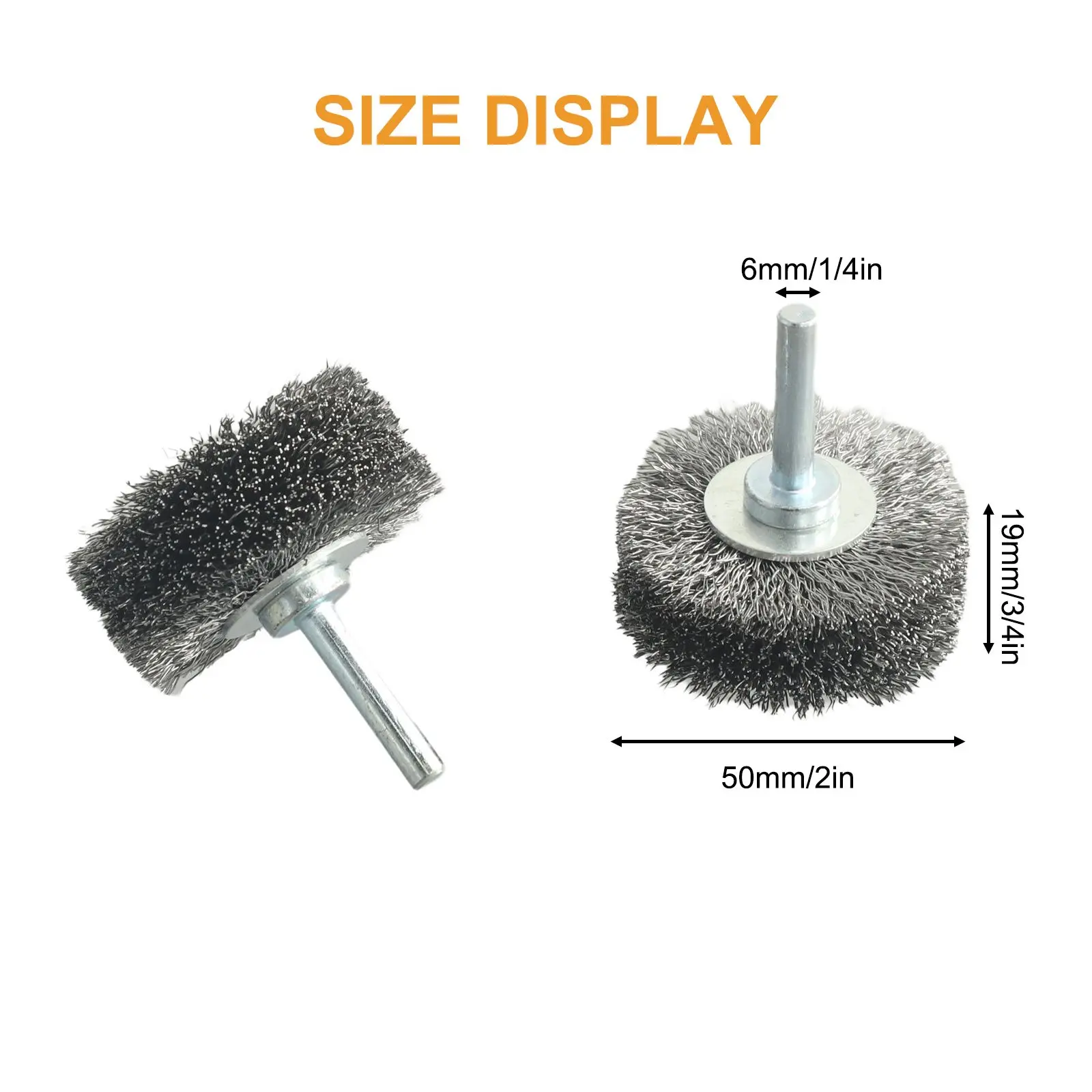 Tools Wire Brush Stainless Steel Wire Wheel 1/4" Shank 2pcs 50mm Dia For Chuck Electric Drill For Die Grinder Drill Brand New
Tools Wire Brush Stainless Steel Wire Wheel 1/4" Shank 2pcs 50mm Dia For Chuck Electric Drill For Die Grinder Drill Brand New