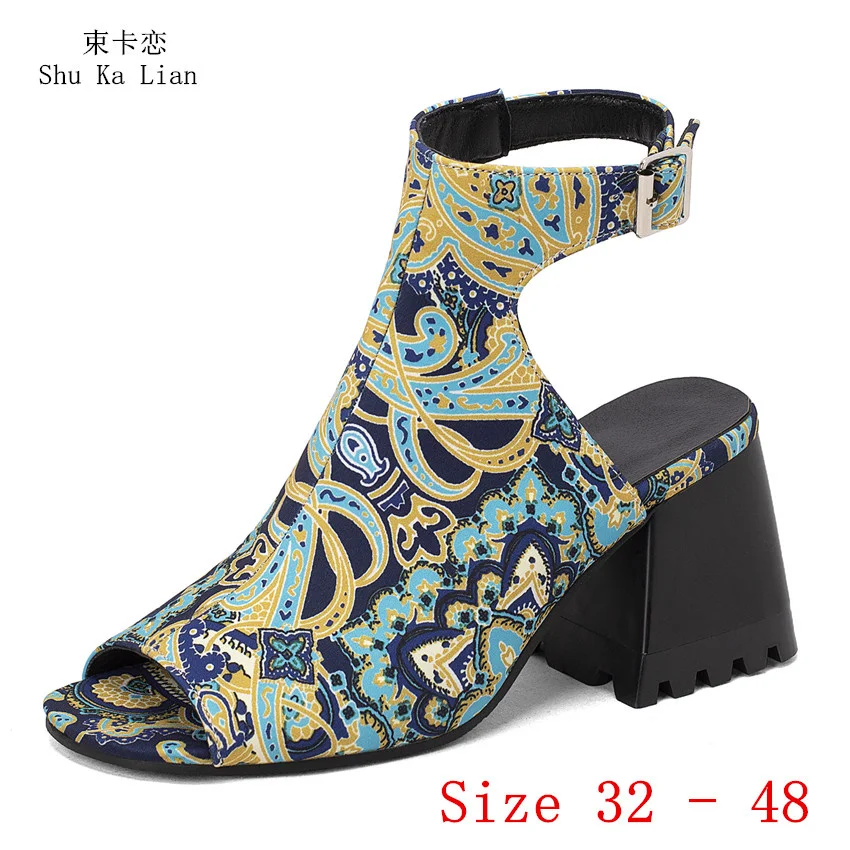 Summer High Heels Women Gladiator Sandals Peep Toe Ankle Strap Shoes 7 CM Woman High Heel Sandals Small Plus Size 32 - 48
Summer High Heels Women Gladiator Sandals Peep Toe Ankle Strap Shoes 7 CM Woman High Heel Sandals Small Plus Size 32 - 48