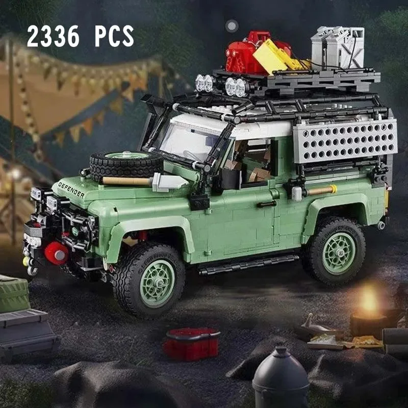 

Land Supercar Rover Off-Road Defender 90 Vehicle Building Blocks Bricks Birthday Christmas Girls Car Toys Compatible With 10317