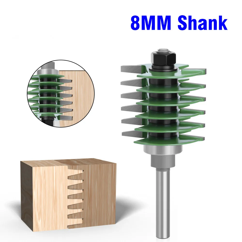 1pc 8mm Shank Tenon Cutter Industrial Grade for Wood Tool Brand New 2 Teeth Adjustable Finger Joint Router Bit
1pc 8mm Shank Tenon Cutter Industrial Grade for Wood Tool Brand New 2 Teeth Adjustable Finger Joint Router Bit