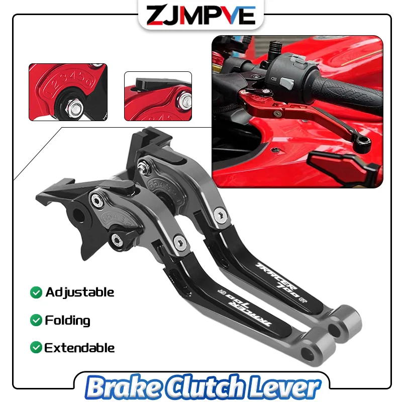 NEW Motorcycle CNC Folding Extendable Adjustable Brake Clutch Levers Handlebar Lever For YAMAHA Tracer TRACER 700GT TRACER900GT
NEW Motorcycle CNC Folding Extendable Adjustable Brake Clutch Levers Handlebar Lever For YAMAHA Tracer TRACER 700GT TRACER900GT