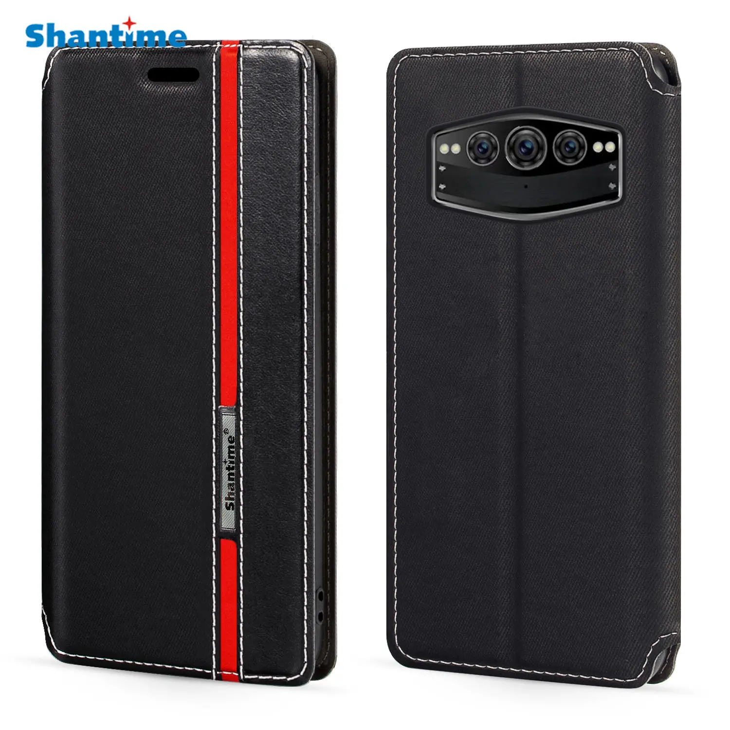 

For Doogee S100 Case Fashion Multicolor Magnetic Closure Leather Flip Case Cover with Card Holder 6.58 inches