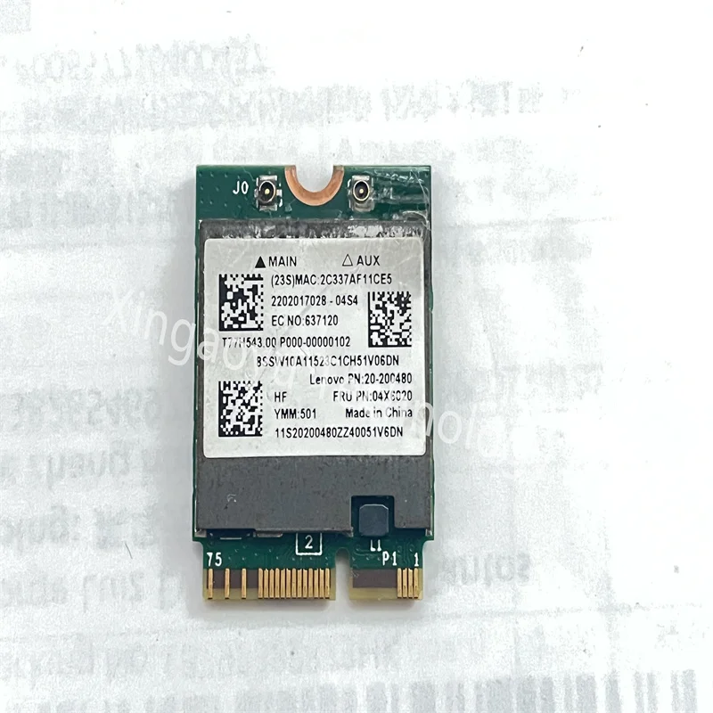 Беспроводная Bluetooth 4,0 Wi-Fi карта BCM94352Z NGFF 867 Мбит/с 802.11AC 04X6020 для Lenovo
Беспроводная Bluetooth 4,0 Wi-Fi карта BCM94352Z NGFF 867 Мбит/с 802.11AC 04X6020 для Lenovo