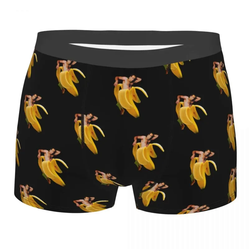 

Cool Nicolas Cage In A Banana Boxers Shorts Panties Men's Underpants Stretch Funny Meme Briefs Underwear