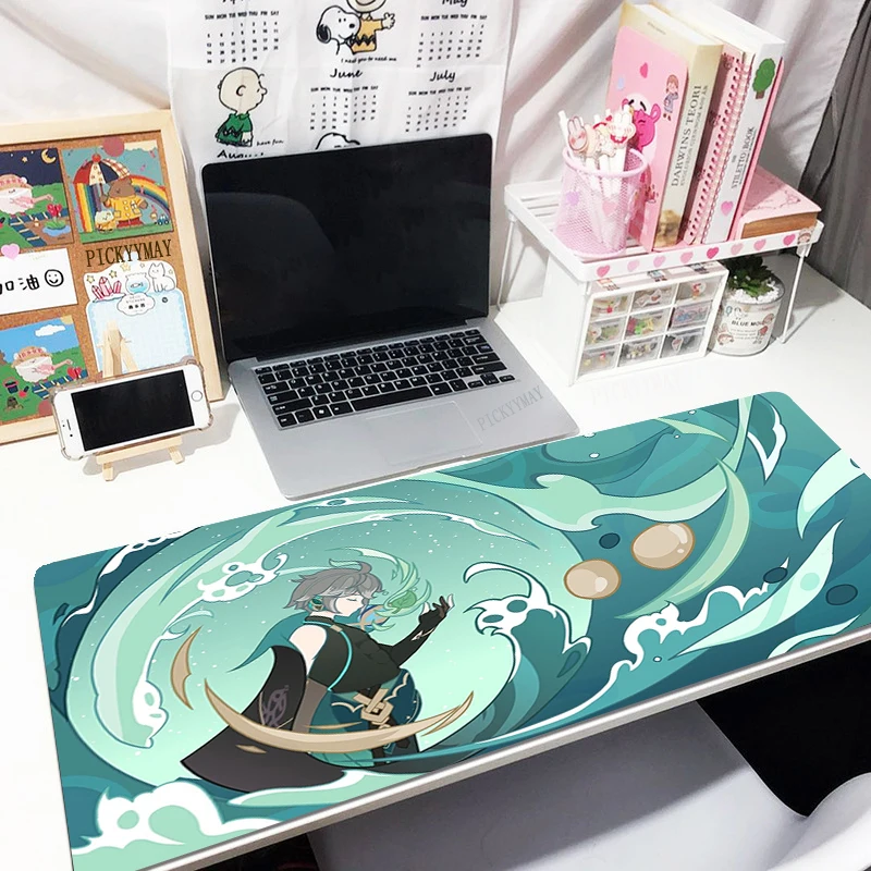 Genshin Impact Large Mouse Mat Gaming Mousepad Big Office Mousepads 39.3x19.6in Rubber Keyboard Mats Desk Pad HD Mouse Pads
Genshin Impact Large Mouse Mat Gaming Mousepad Big Office Mousepads 39.3x19.6in Rubber Keyboard Mats Desk Pad HD Mouse Pads