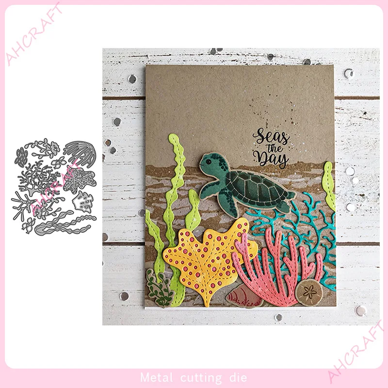 2023 New coral seagrass metal carbon steel cutting knife die DIY hand scrapbook accessories Etching knife die stamp die
2023 New coral seagrass metal carbon steel cutting knife die DIY hand scrapbook accessories Etching knife die stamp die