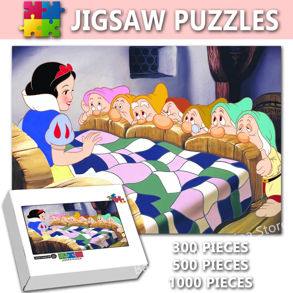 Snow White and The Seven Dwarfs Cartoon Diy Jigsaw Puzzle Disney Princess Anime Print Puzzles for Adult Educational Game Gifts
Snow White and The Seven Dwarfs Cartoon Diy Jigsaw Puzzle Disney Princess Anime Print Puzzles for Adult Educational Game Gifts