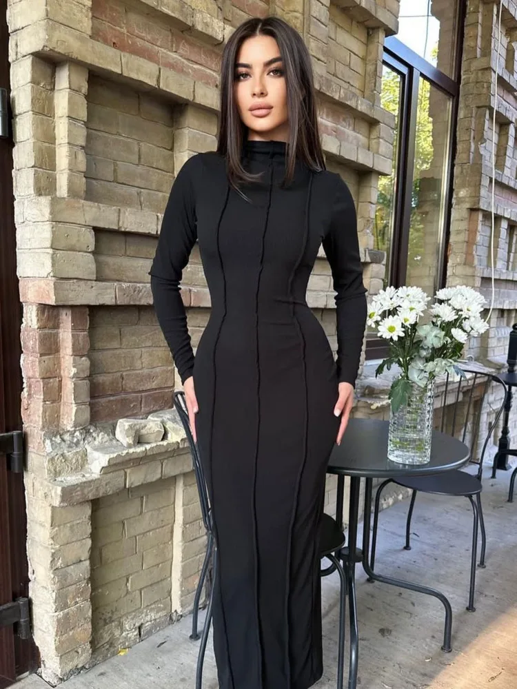 JULISSA MO 2023 New Ribbed Solid Patchwork O-Neck Long Dress Women Autumn Bodycon Long Sleeve Slim Elegant Party Club Vestido
JULISSA MO 2023 New Ribbed Solid Patchwork O-Neck Long Dress Women Autumn Bodycon Long Sleeve Slim Elegant Party Club Vestido