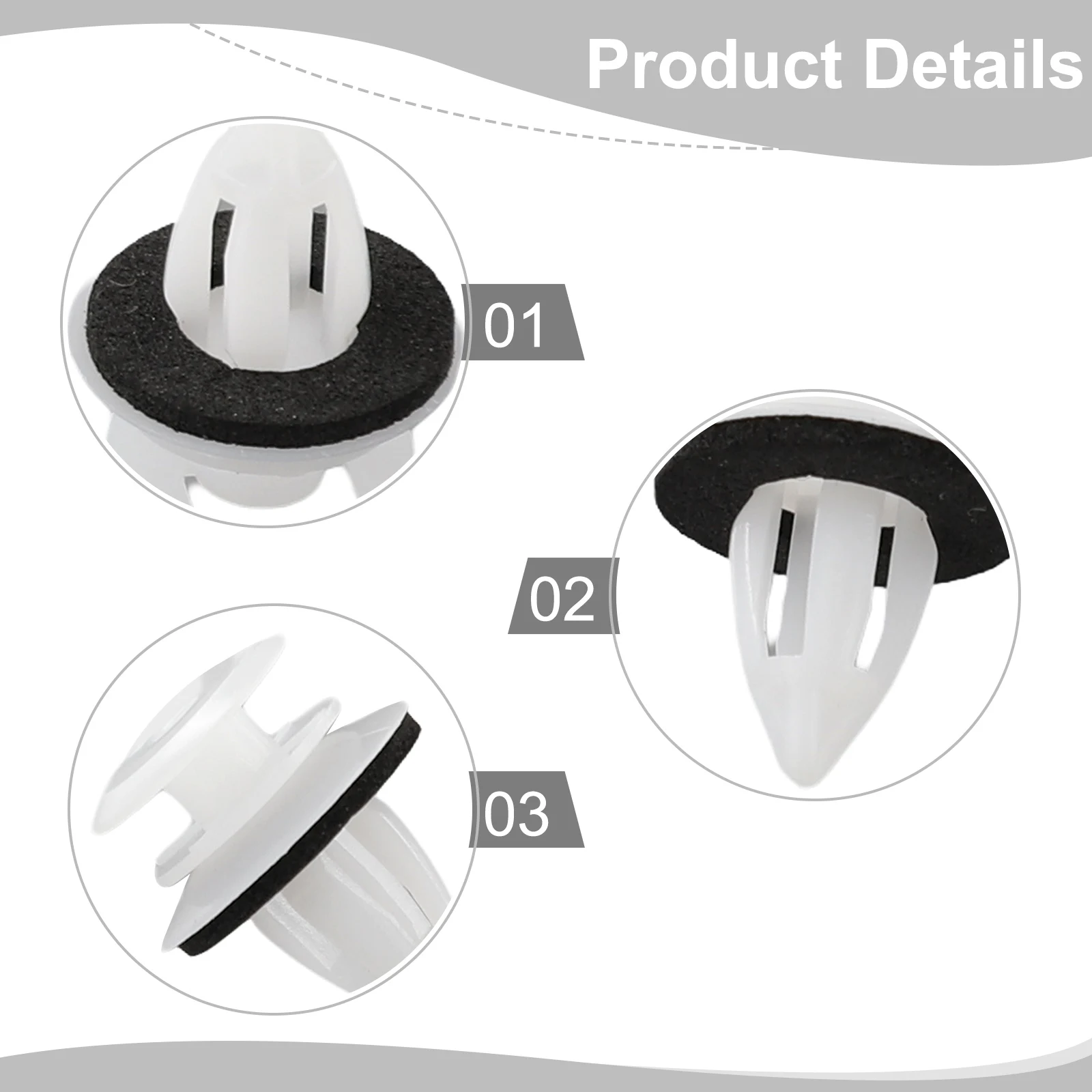 7.5-8mm For BMW BE36 E38 E39 E46 X5 M3 Plastic White Parts Interior Retainer Mouldings Trim Panel New Hot Sale Durable Car
7.5-8mm For BMW BE36 E38 E39 E46 X5 M3 Plastic White Parts Interior Retainer Mouldings Trim Panel New Hot Sale Durable Car