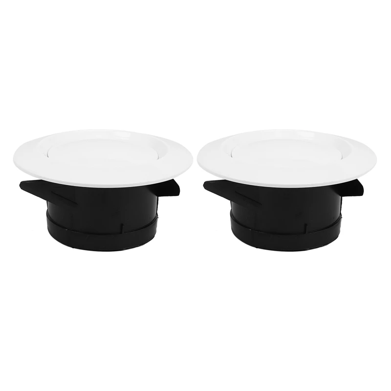 2 Pieces ABS Adjustable Air Vent Round Soffit Exhaust Vent White Inline Duct Fan Outlet Vent 4 Inch 
2 Pieces ABS Adjustable Air Vent Round Soffit Exhaust Vent White Inline Duct Fan Outlet Vent 4 Inch