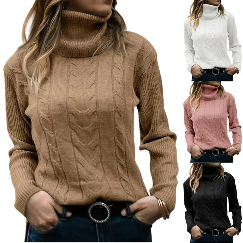 Fall/Winter 2023 New Solid Color Turtleneck Sweater Vintage Long Sleeve Sweater Womenswear blusa inverno feminina jumper tops
Fall/Winter 2023 New Solid Color Turtleneck Sweater Vintage Long Sleeve Sweater Womenswear blusa inverno feminina jumper tops