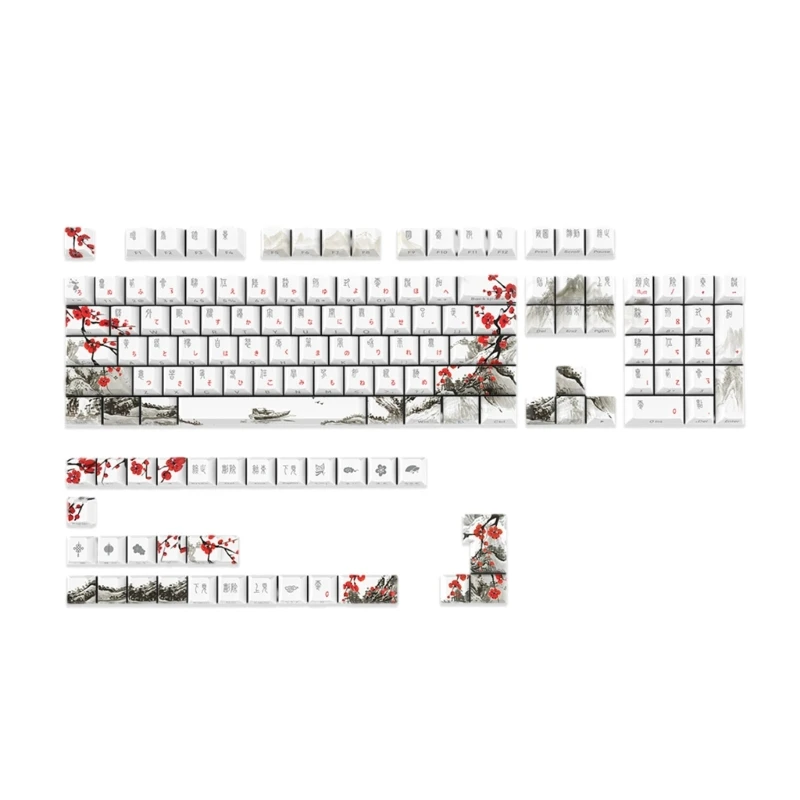 Backlit Keycaps Set Plum Blossom Theme for 135 Keys CherryProfile and Oil-Resistant Texture Side Lettering Double Shots
Backlit Keycaps Set Plum Blossom Theme for 135 Keys CherryProfile and Oil-Resistant Texture Side Lettering Double Shots