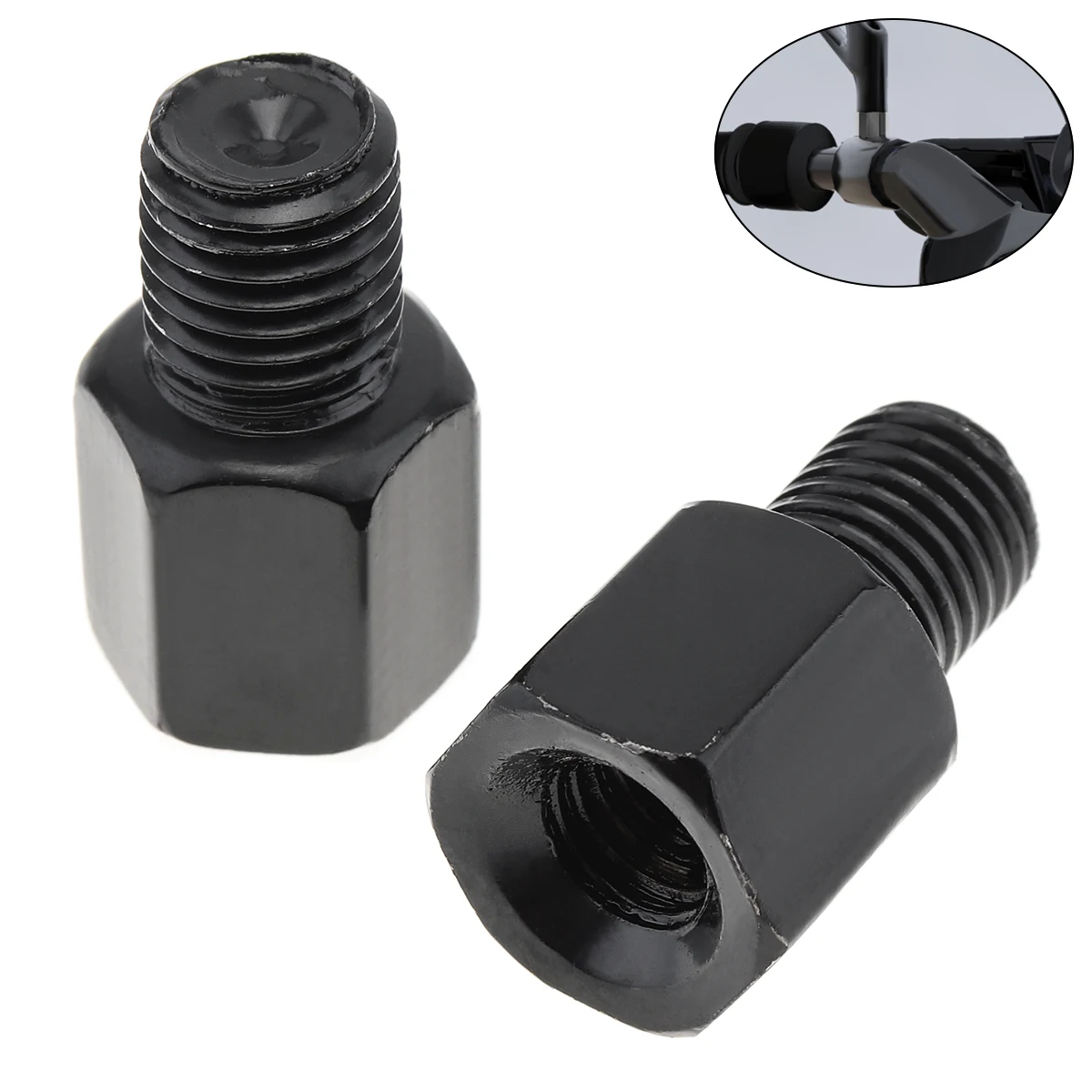 1pcs 8mm To 10mm Anti-clockwise To Clockwise Black Steel Metal Rearview Mirror Adapter Bolt Screw Bolt Motorbike Mirror Screw
1pcs 8mm To 10mm Anti-clockwise To Clockwise Black Steel Metal Rearview Mirror Adapter Bolt Screw Bolt Motorbike Mirror Screw
