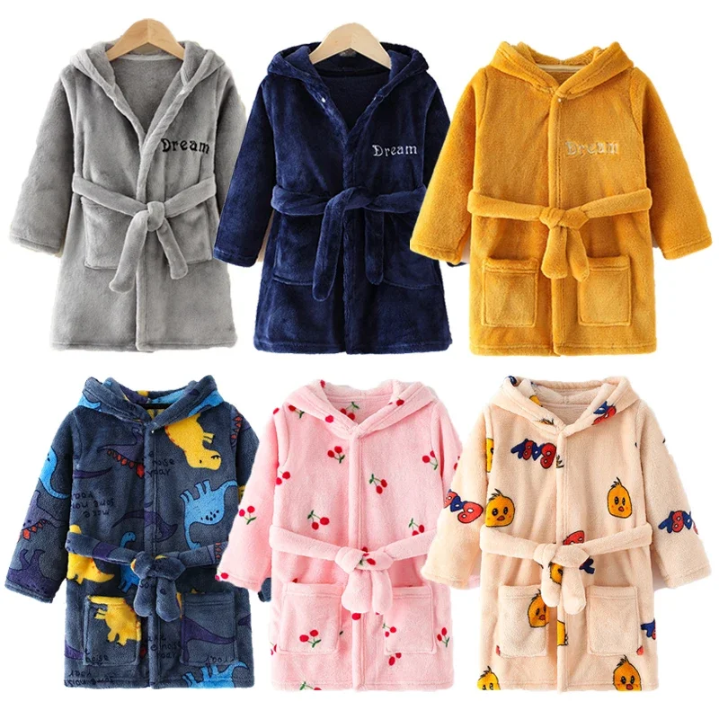 Winter Children Bath Robes 2024 New Cartoon Pajamas Boy Girl Flannel Sleepwear Kids Clothing Baby Warm Bathrobe Casual Homewear
Winter Children Bath Robes 2024 New Cartoon Pajamas Boy Girl Flannel Sleepwear Kids Clothing Baby Warm Bathrobe Casual Homewear