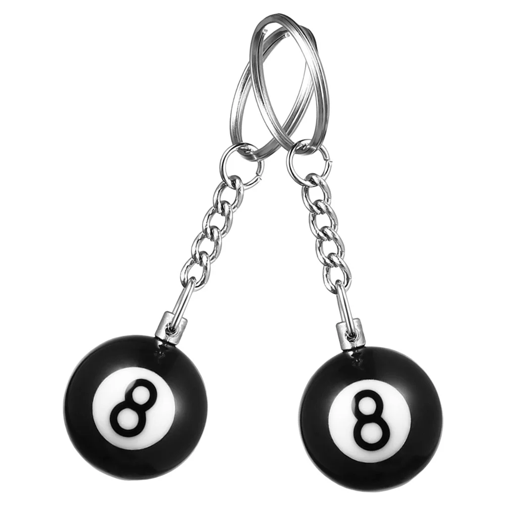 2pcs Billiards Key Rings Billiards Ball Keychains Billiards Ball Hanging Decorations for Purse Bag
2pcs Billiards Key Rings Billiards Ball Keychains Billiards Ball Hanging Decorations for Purse Bag