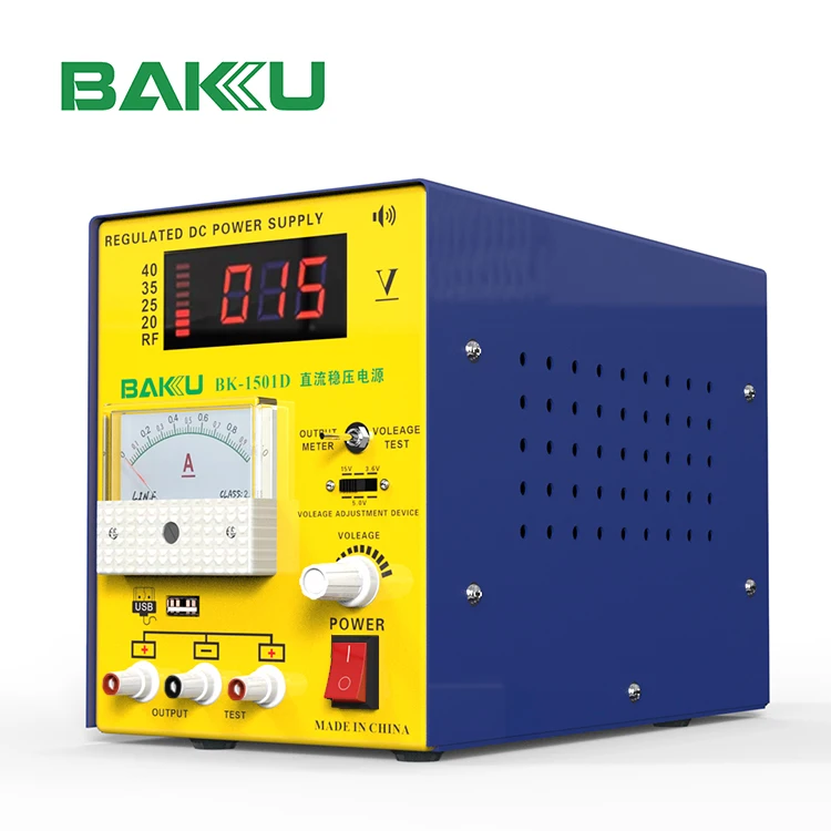 

BAKU Wholesale Superior Quality Low Price Power Supply BK-1501D for repair any mobile phone