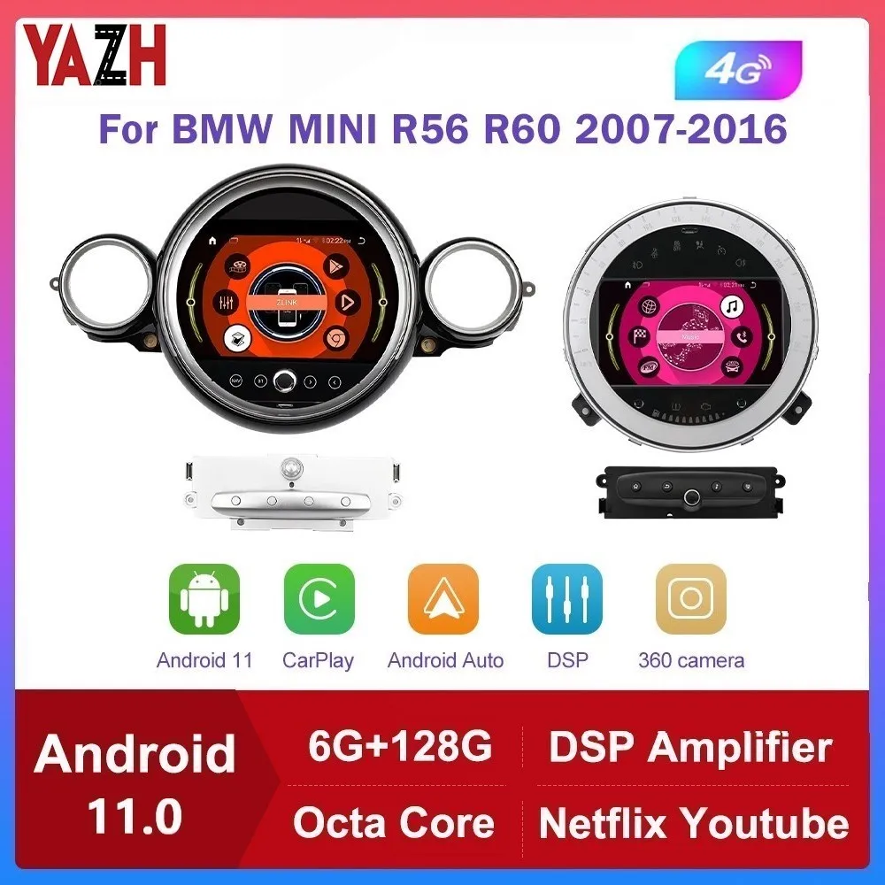 Android Car Radio for BMW Mini Cooper R56 R60 2007 - 2016 Multimedia Video Player GPS Navigation GPS Navigation 4G WIFI Carplay
Android Car Radio for BMW Mini Cooper R56 R60 2007 - 2016 Multimedia Video Player GPS Navigation GPS Navigation 4G WIFI Carplay