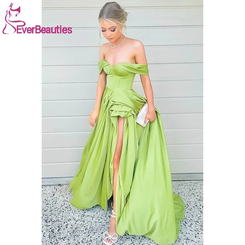 Off Shoulder Satin Prom Dresses 2023 A-Line Vestidos De Fiesta Elegantes Para Mujer Evening Formal Party Dress for Women
Off Shoulder Satin Prom Dresses 2023 A-Line Vestidos De Fiesta Elegantes Para Mujer Evening Formal Party Dress for Women