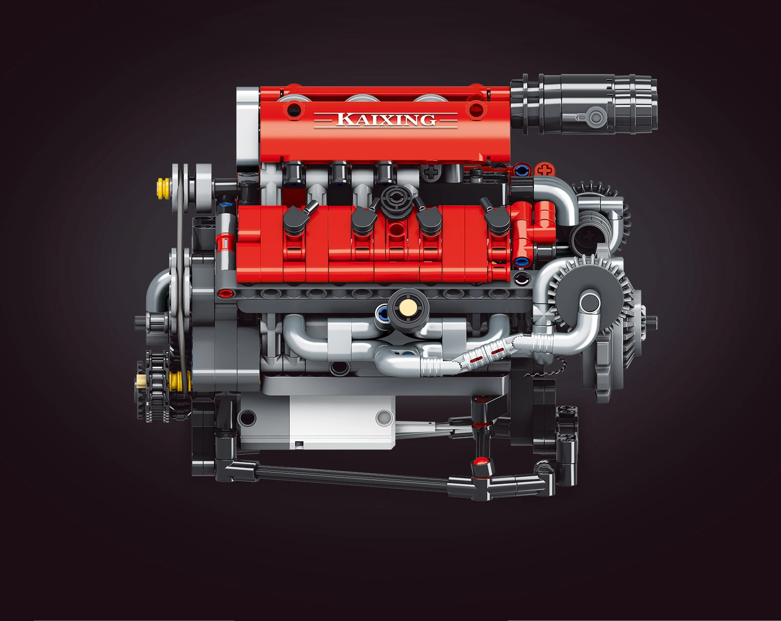 660Pcs MOC V8 Engine Model Motorized Kit with LED Lights Rechargeable APP Controlled Battery STEM Toy for Adults Kid K9620 660Pcs MOC V8 Engine Model Motorized Kit with LED Lights Rechargeable APP Controlled Battery STEM Toy for Adults Kid K9620