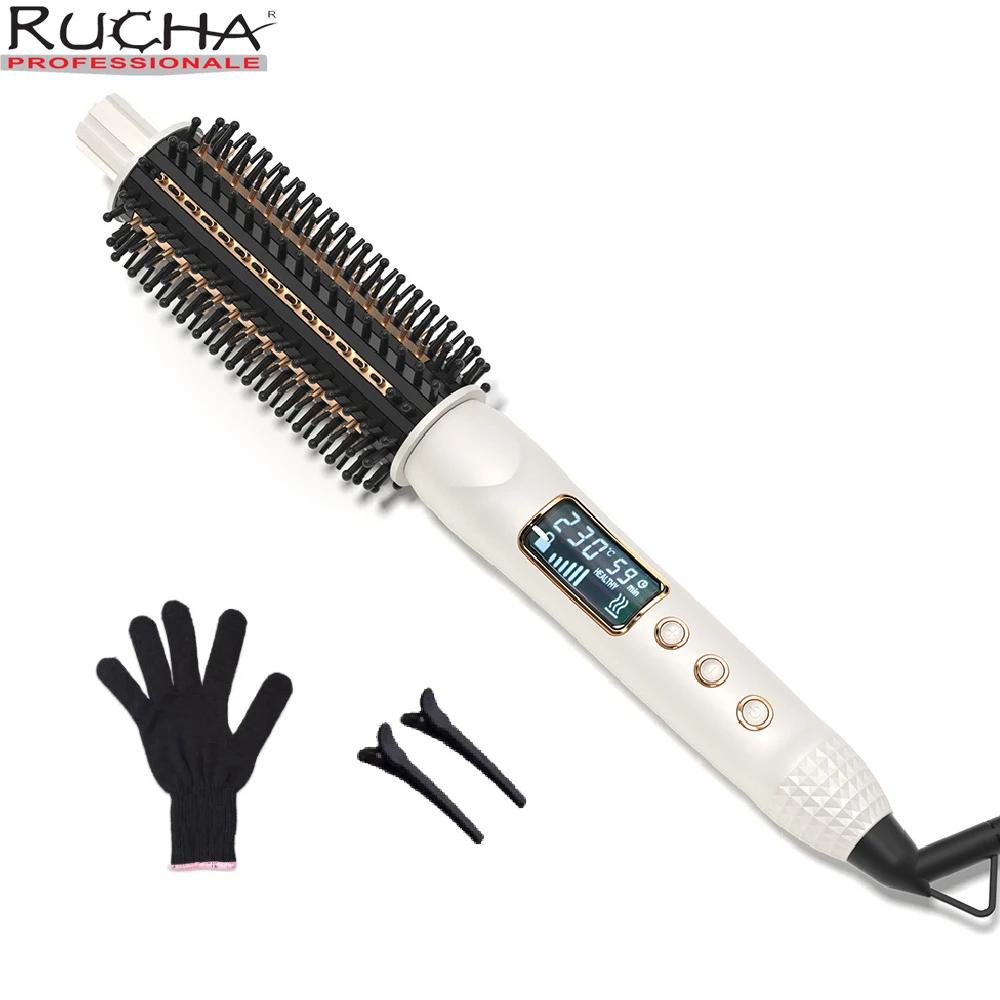 Heated Curling Ceramic Multiple Sizes Curling Iron Volumizing Brush Quick Heating Makes Hair Silky Smooth Straightening
Heated Curling Ceramic Multiple Sizes Curling Iron Volumizing Brush Quick Heating Makes Hair Silky Smooth Straightening