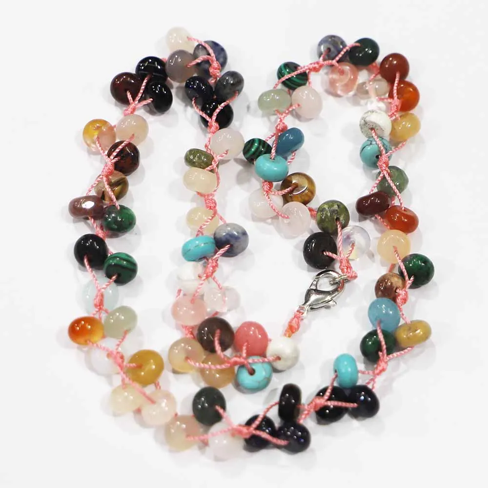 New Beads Natural Stone Necklace Mixed Color Opal Malachite DIY Semi Precious Fashion Jewelry Accessorie Customization Wholesale
New Beads Natural Stone Necklace Mixed Color Opal Malachite DIY Semi Precious Fashion Jewelry Accessorie Customization Wholesale
