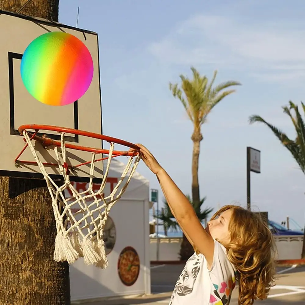 Party Decorations 9 Inch Large Rainbow for Kids Dodgeball Kickball Inflatable Beach Ball
Party Decorations 9 Inch Large Rainbow for Kids Dodgeball Kickball Inflatable Beach Ball