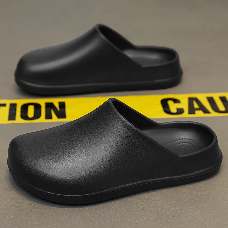 Kitchen Shoes Men's Slippers Soft and Comfortable Waterproof Slipper Shoes for Men Indoor and Outdoor Wear-resistant Non-slip
Kitchen Shoes Men's Slippers Soft and Comfortable Waterproof Slipper Shoes for Men Indoor and Outdoor Wear-resistant Non-slip