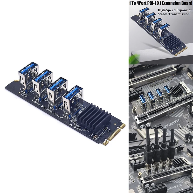 Плата расширения M.2 NVME на 4 порта PCI-E 1X, плата расширения M.2 MKEY PCI-E, адаптер USB3.0 PCI-E, графическая плата расширения ASM1184E, чип
Плата расширения M.2 NVME на 4 порта PCI-E 1X, плата расширения M.2 MKEY PCI-E, адаптер USB3.0 PCI-E, графическая плата расширения ASM1184E, чип