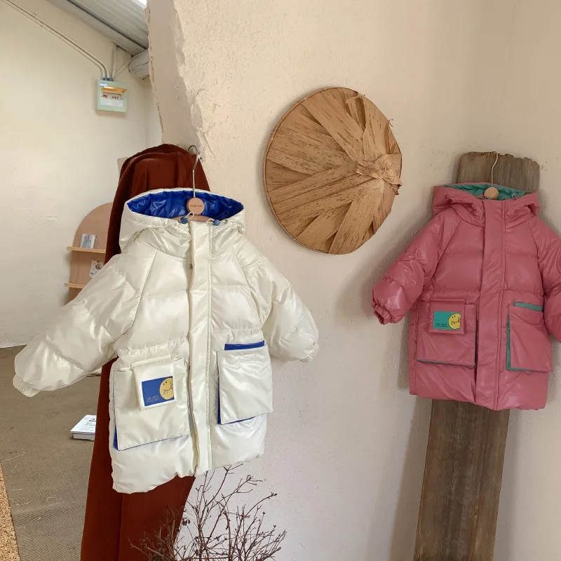 Детский Зимний пуховик для мальчиков и девочек 4-12 лет | Детская одежда обувь